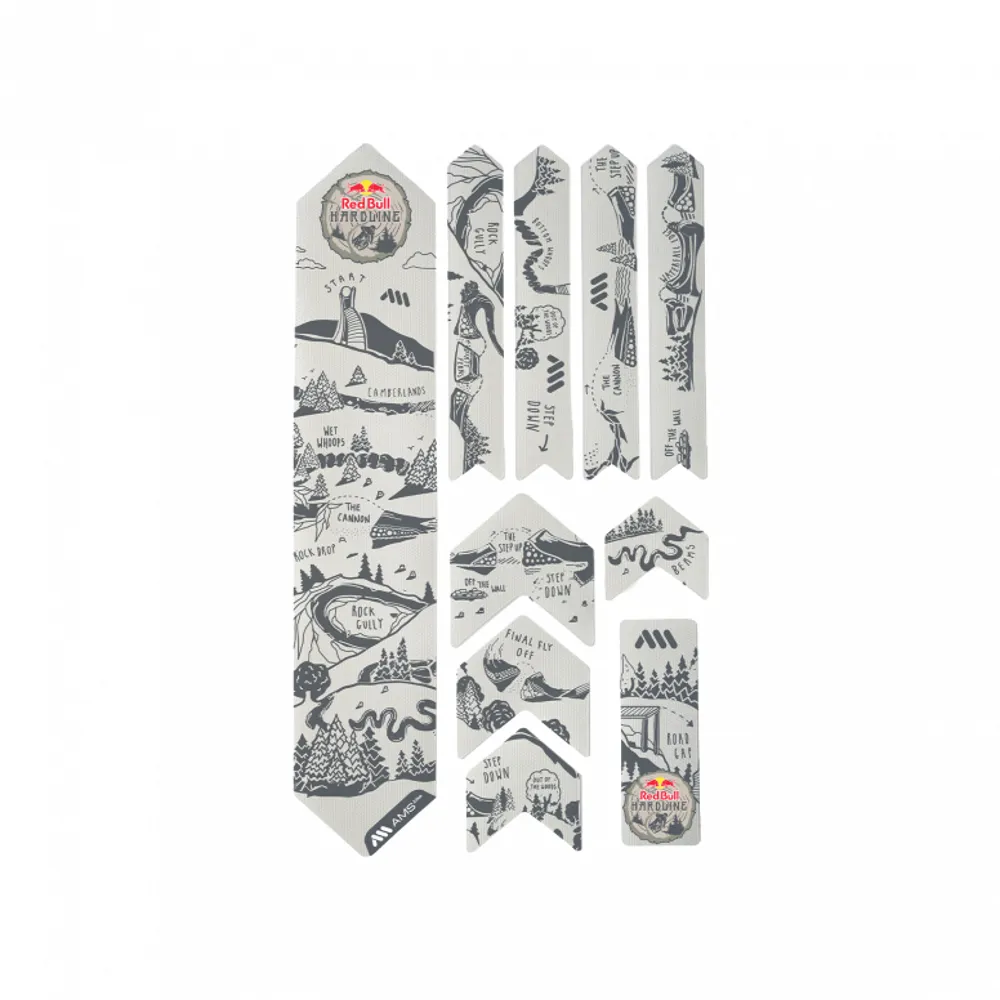 uPRISE Bikes All Mountain Style AMS Frame Guard Extra Red Bull Hardline - Grey | Price match, 365 day return s, 18-Month Warranty, Finance Available & Free UK Delivery