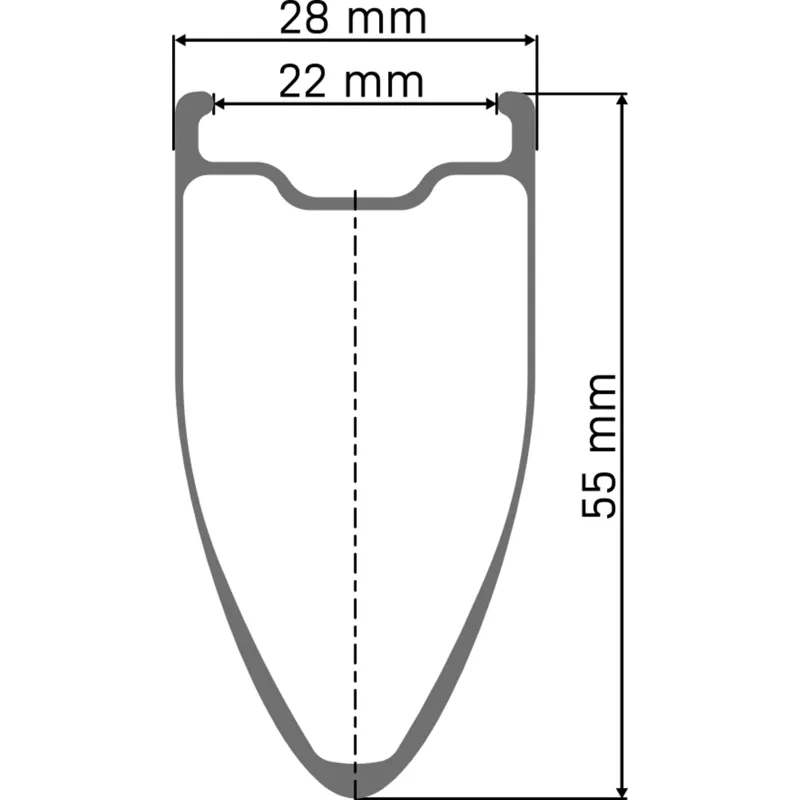 Dt Swiss ARC 1400 DICUT Disc Brake Carbon Clincher 55 x 22mm Rear Wheel-5