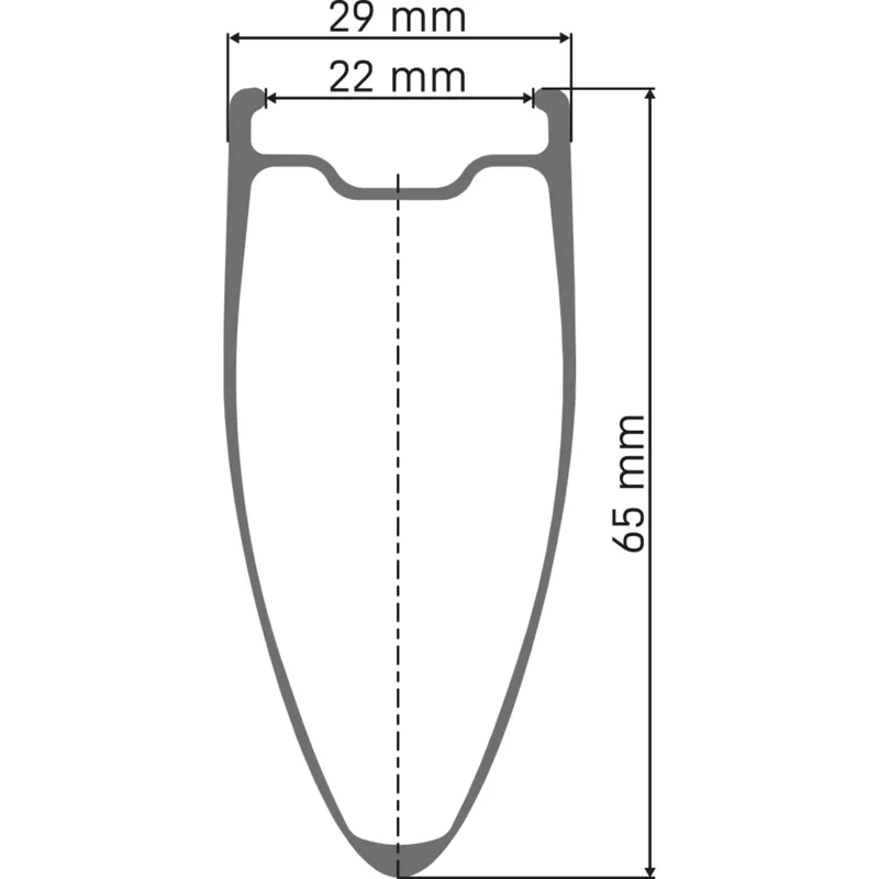 Dt Swiss ARC 1400 DICUT Disc Carbon Clincher 65 x 22mm 700x Rear Wheel-6