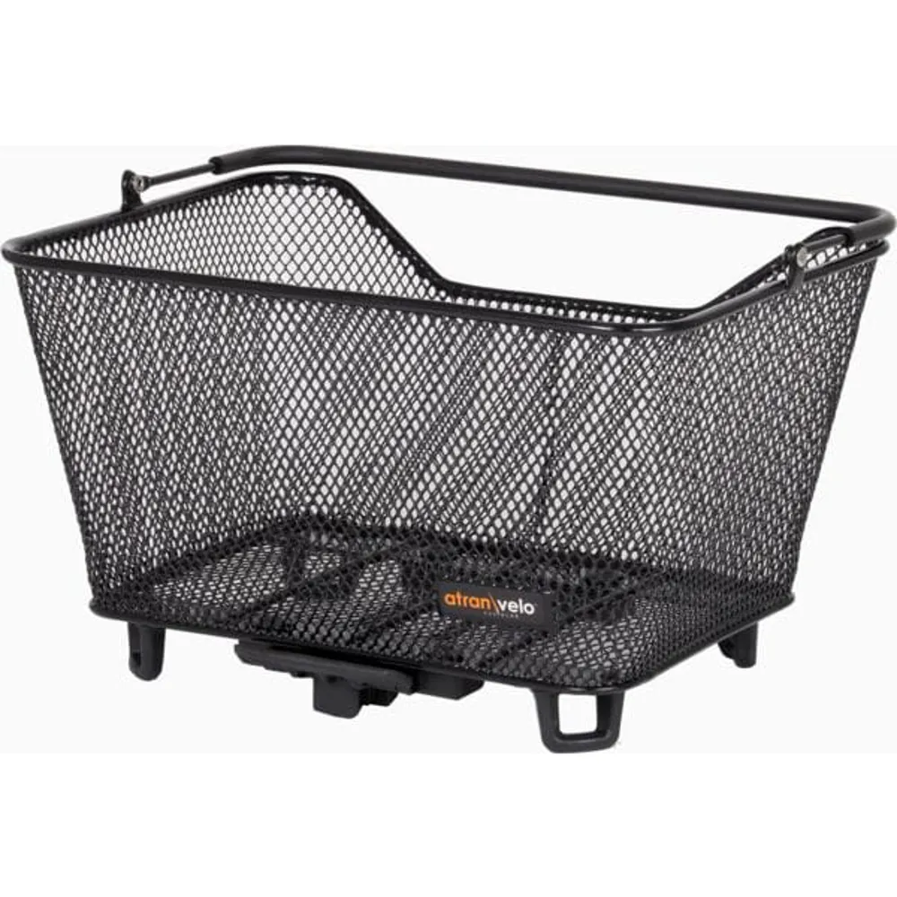 uPRISE Bikes Atranvelo AVS Daily Small Basket - 16 Litres - Black | Price match, 365 day return s, 18-Month Warranty, Finance Available & Free UK Delivery