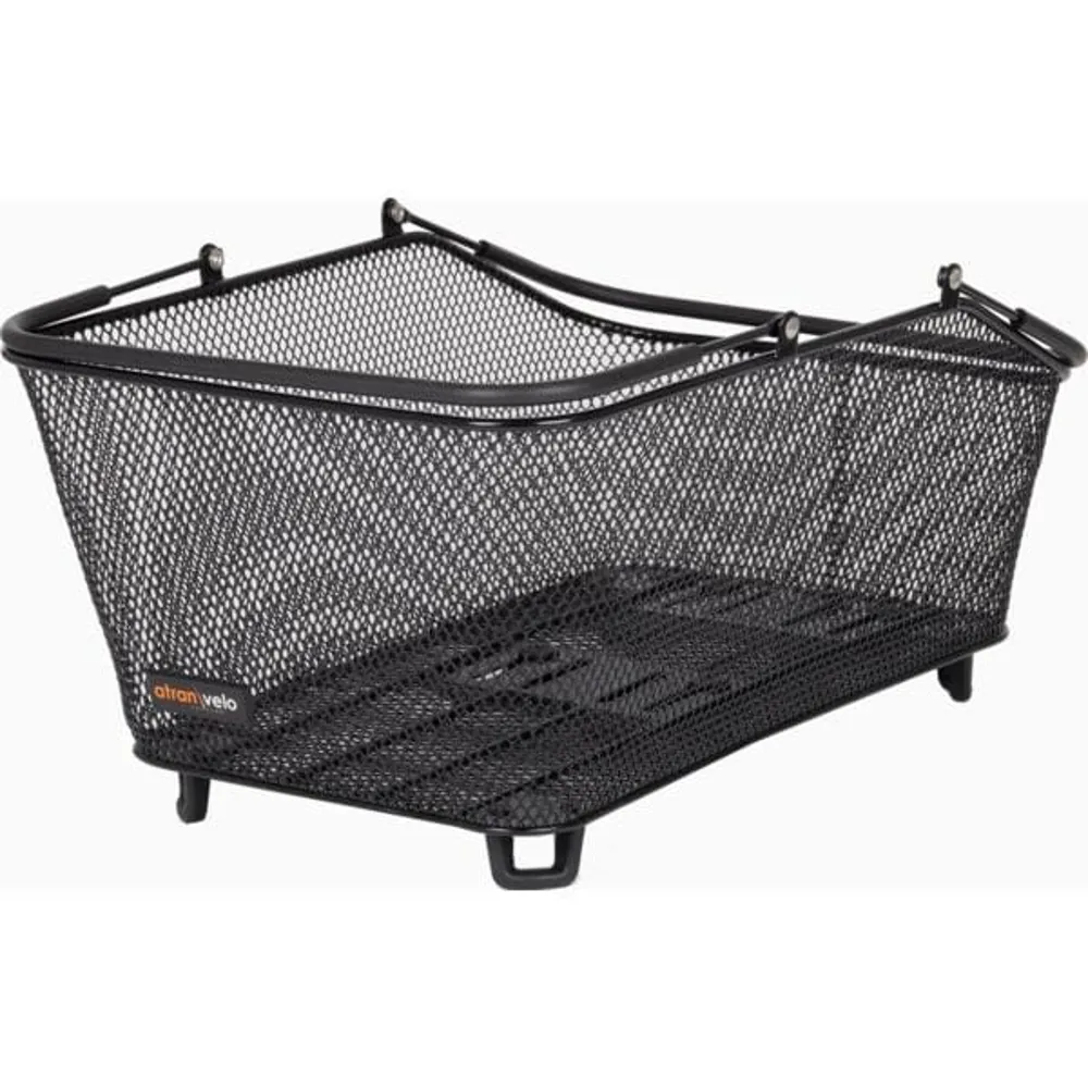 uPRISE Bikes Atranvelo AVS Daily Large Basket - 28 Litres - Black | Price match, 365 day return s, 18-Month Warranty, Finance Available & Free UK Delivery