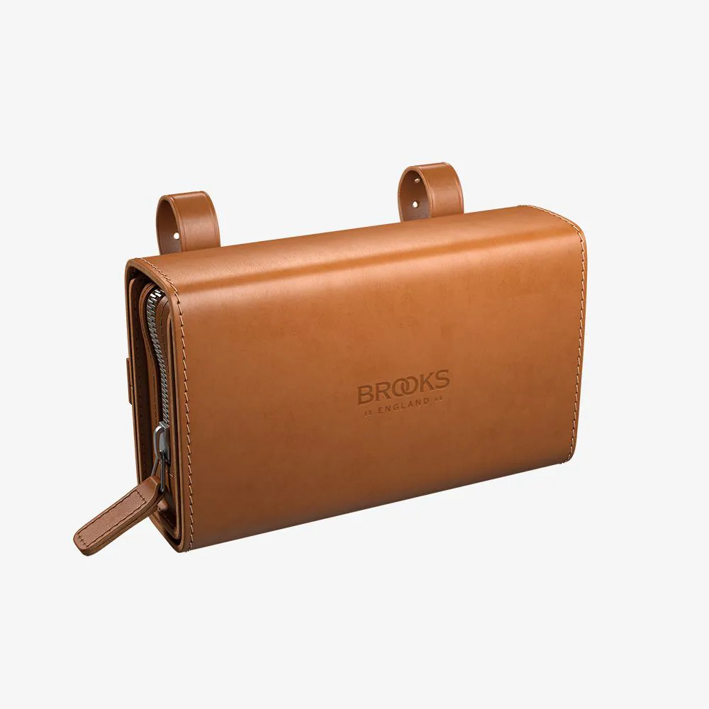 uPRISE Bikes Brooks D Shaped Saddle Bag - Honey | Price match, 365 day return s, 18-Month Warranty, Finance Available & Free UK Delivery