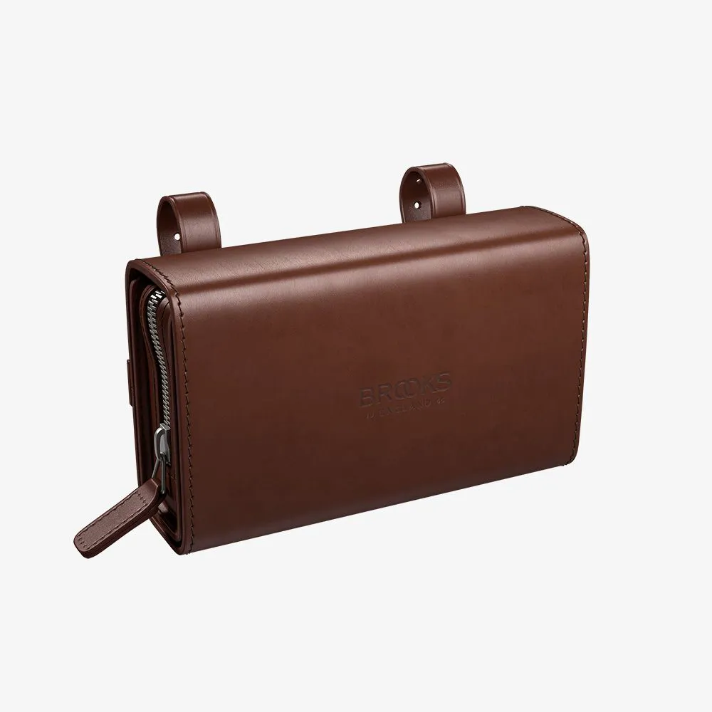 uPRISE Bikes Brooks D Shaped Saddle Bag - Brown | Price match, 365 day return s, 18-Month Warranty, Finance Available & Free UK Delivery