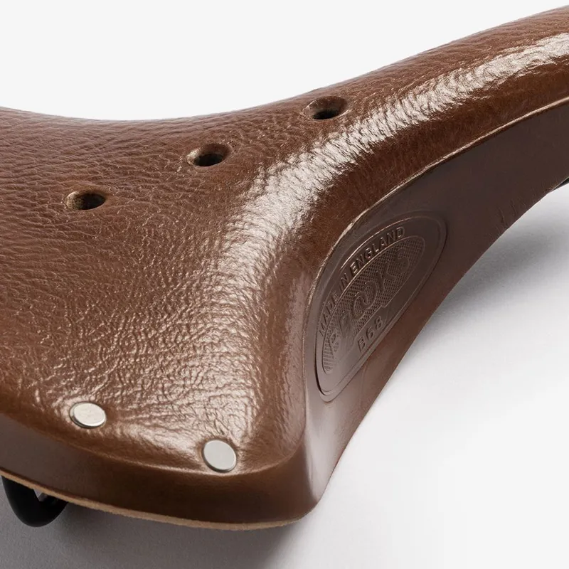 Brooks B68 Saddle - 205mm - Honey-5