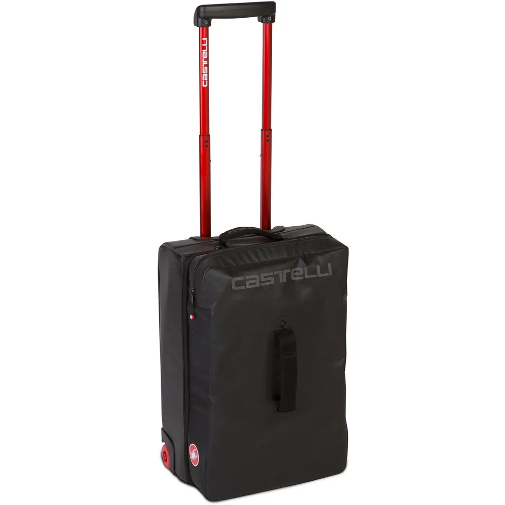 uPRISE Bikes Castelli Rolling Travel Bag - 43L - Black | Price match, 365 day return s, 18-Month Warranty, Finance Available & Free UK Delivery