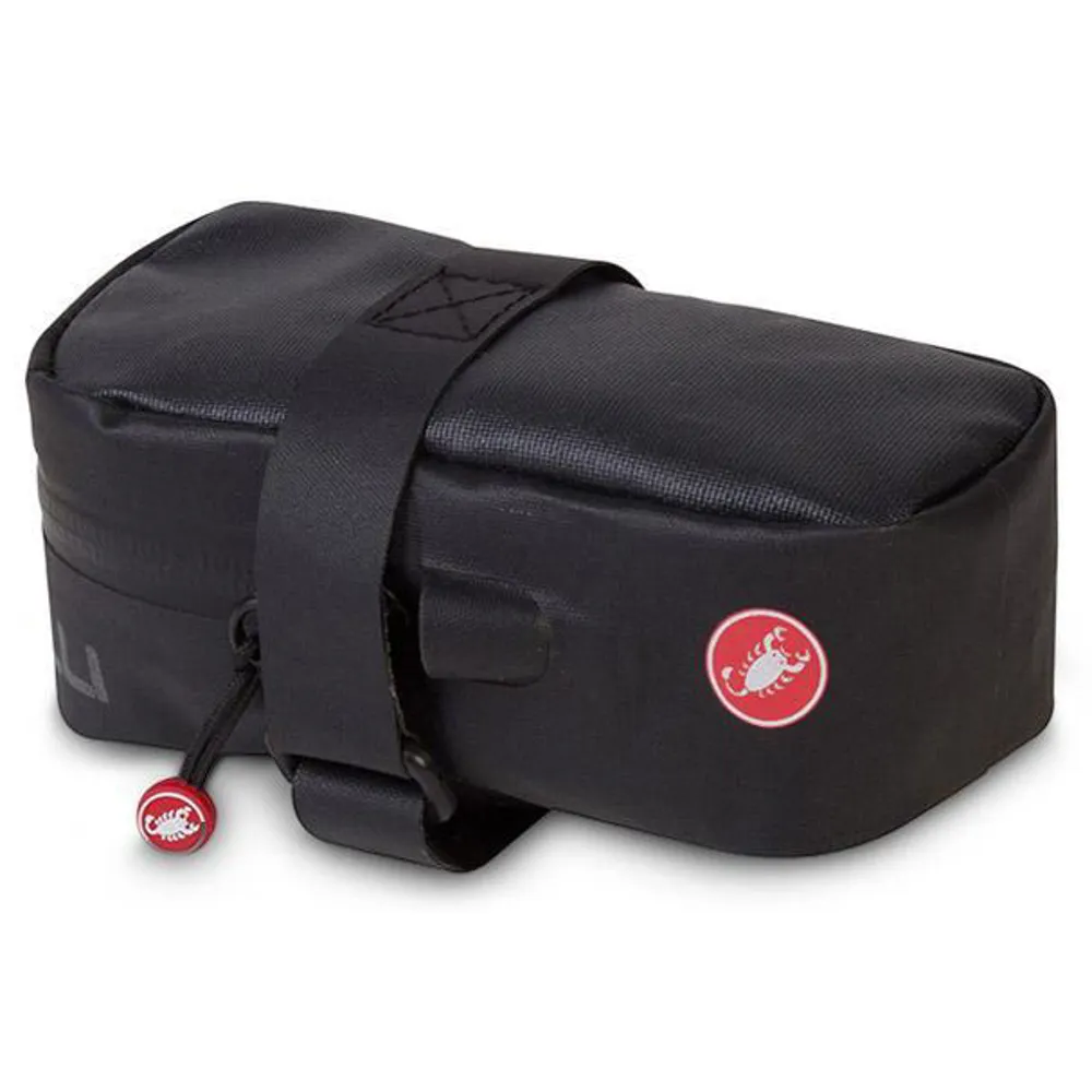 uPRISE Bikes Castelli Undersaddle Mini Saddlebag - Black | Price match, 365 day return s, 18-Month Warranty, Finance Available & Free UK Delivery