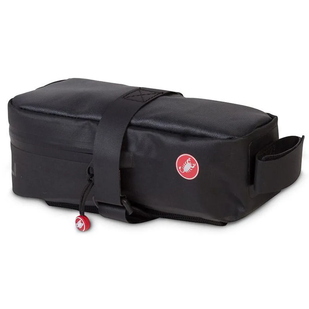 uPRISE Bikes Castelli Undersaddle XL Saddlebag - Black | Price match, 365 day return s, 18-Month Warranty, Finance Available & Free UK Delivery