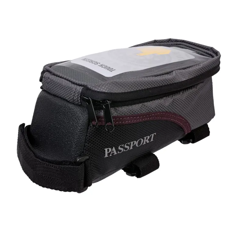 Passport Top Tube Bag Grey Small-3