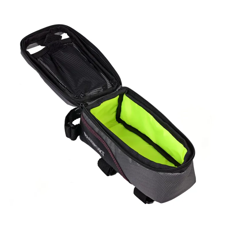 Passport Top Tube Bag Grey Small-2