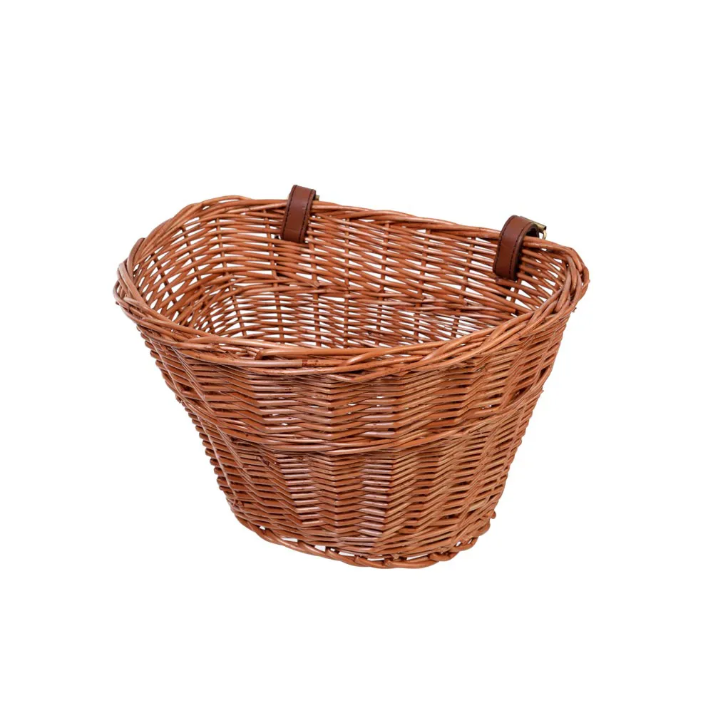 uPRISE Bikes Passport Wicker D-Basket Brown 15 inch/37cm | Price match, 365 day return s, 18-Month Warranty, Finance Available & Free UK Delivery