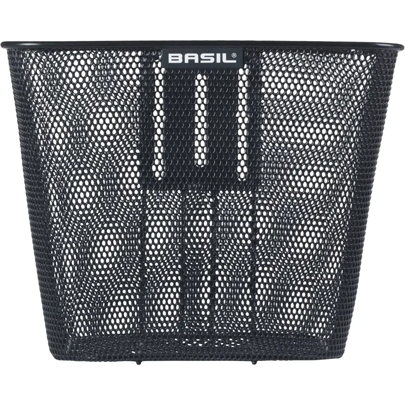 Basil Bilbao FM Fixed Front Basket - Black-2