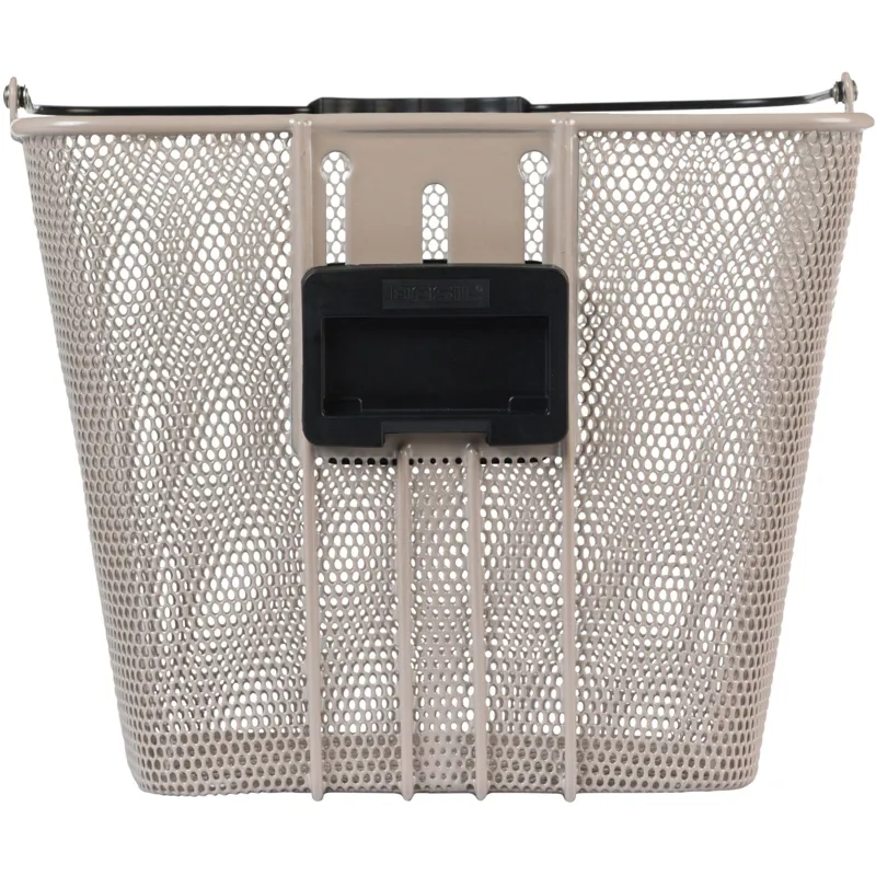 Basil Bilbao KF Front Bicycle Basket - Nude Metallic-2