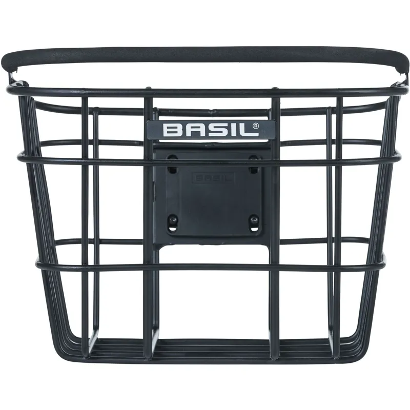 Basil Bremen KF Aluminium Front Basket - Matt Black-1