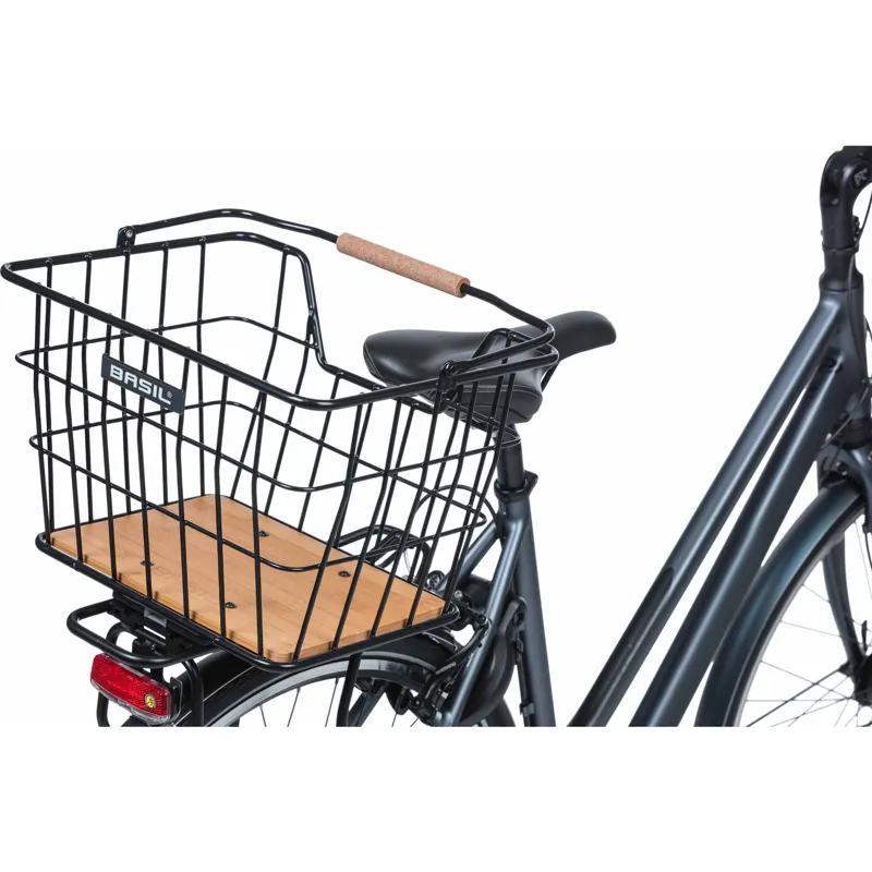 Basil Norland MIK Bicycle Basket - 23 Litre - Black-4