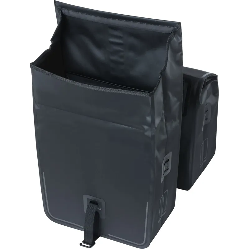 Basil Urban Dry Double Pannier Bags - 50 Litre - Matt Black-3