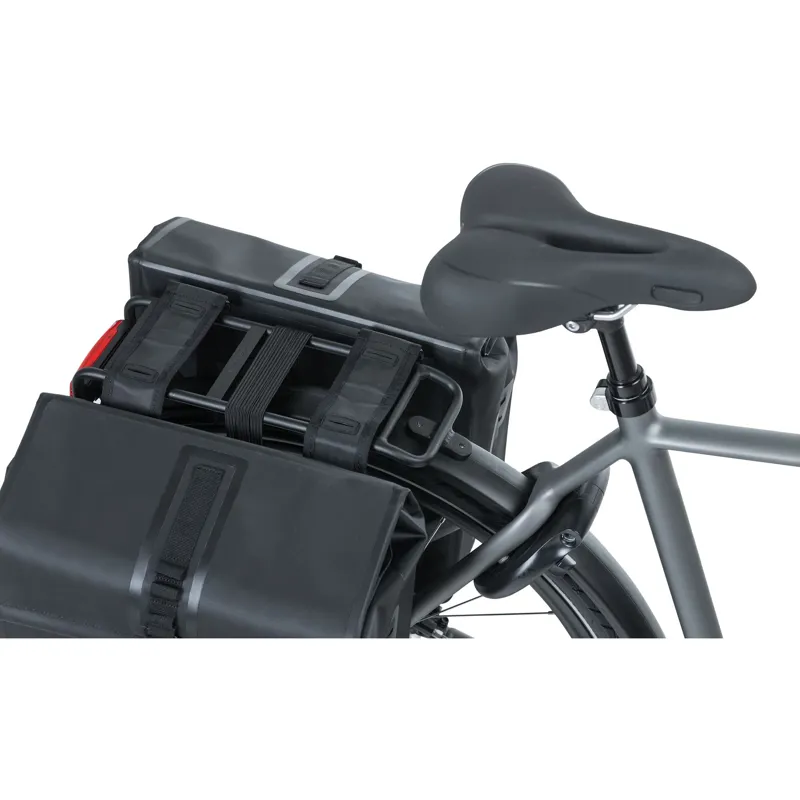 Basil Urban Dry Double Pannier Bags - 50 Litre - Matt Black-4