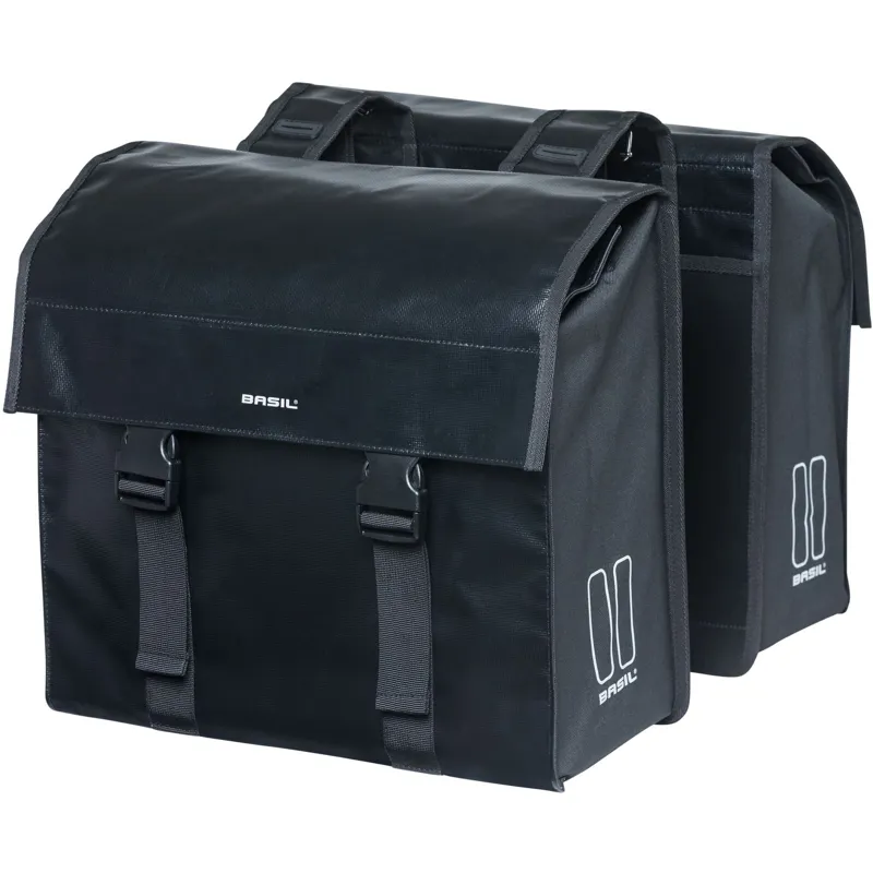 Basil Urban Load Double Pannier Bag - 48-53 Litre - Black