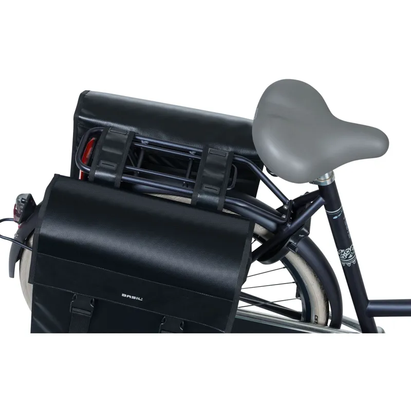 Basil Urban Load Double Pannier Bag - 48-53 Litre - Black-4