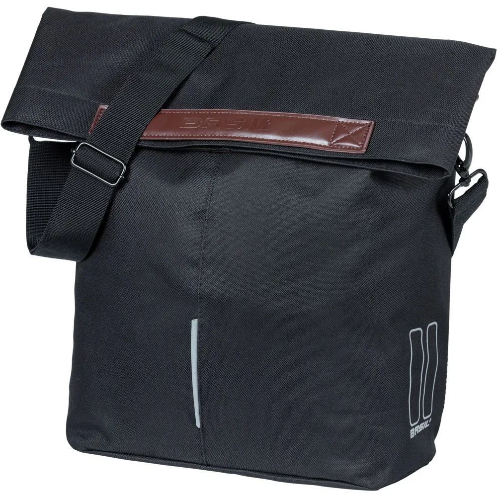 uPRISE Bikes Basil City Bicycle Shopper Pannier Bag - 14-16 Litre - Black | Price match, 365 day return s, 18-Month Warranty, Finance Available & Free UK Delivery