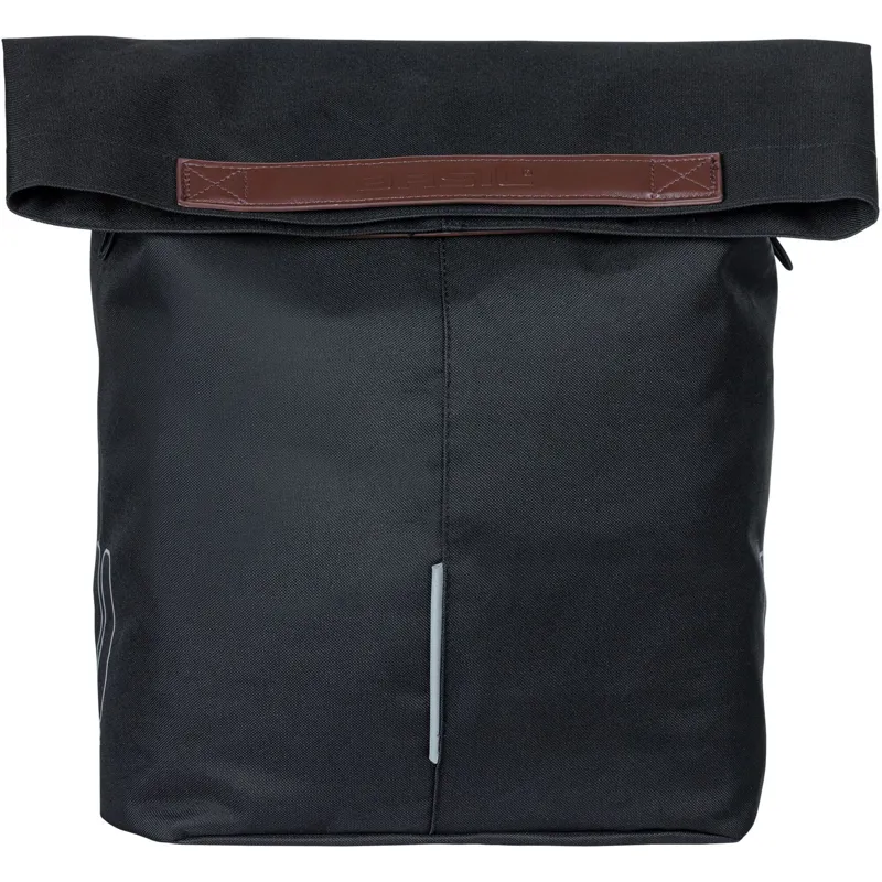 Basil City Bicycle Shopper Pannier Bag - 14-16 Litre - Black-1