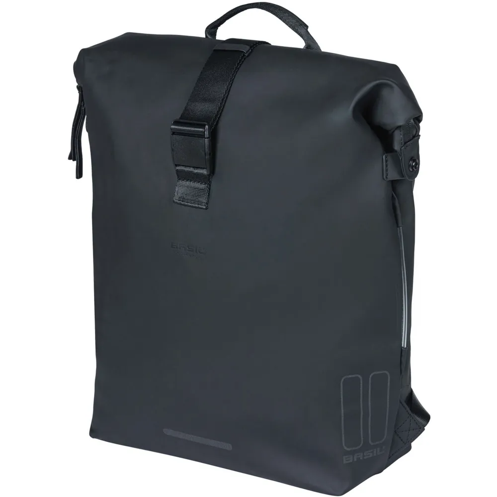 uPRISE Bikes Basil SoHo Nordlicht Bicycle Pannier/Backpack - 17 Litre - Black | Price match, 365 day return s, 18-Month Warranty, Finance Available & Free UK Delivery