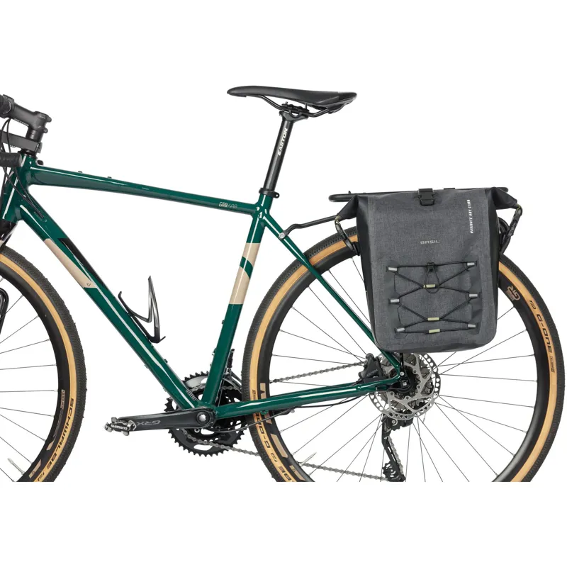 Basil Navigator Storm Single Pannier Bag with MIK Hooks - 12-15 Litre - Black-4