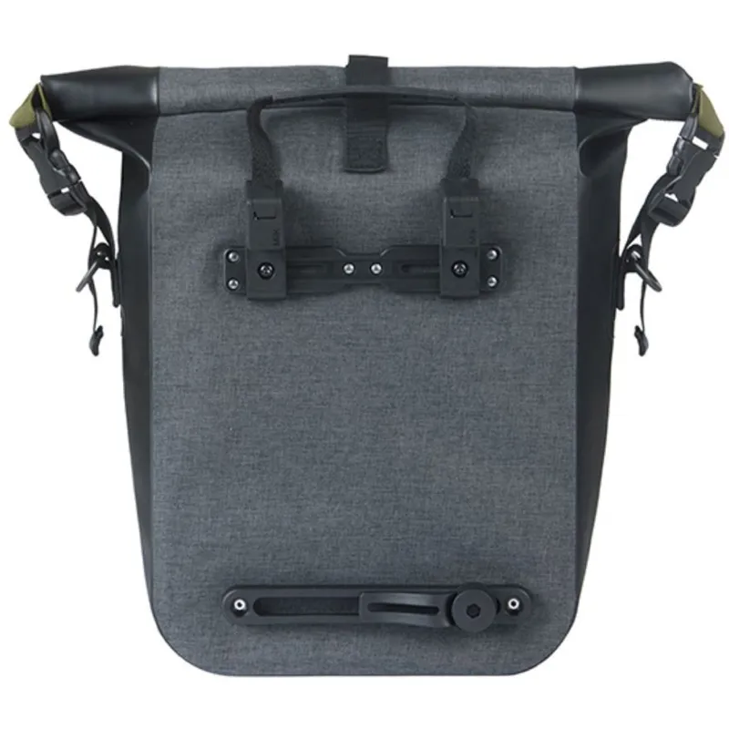 Basil Navigator Storm Single Pannier Bag with MIK Hooks - 12-15 Litre - Black-2