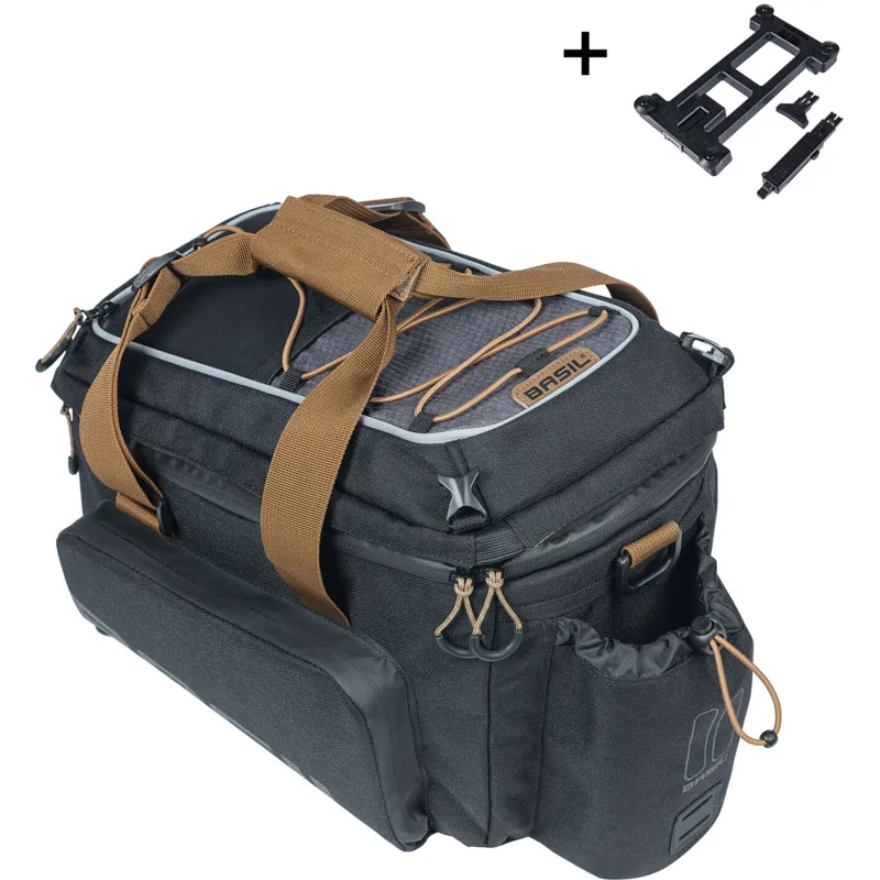 Basil Miles Trunkbag XL Pro MIK - 9-36 Litre - Black/Grey