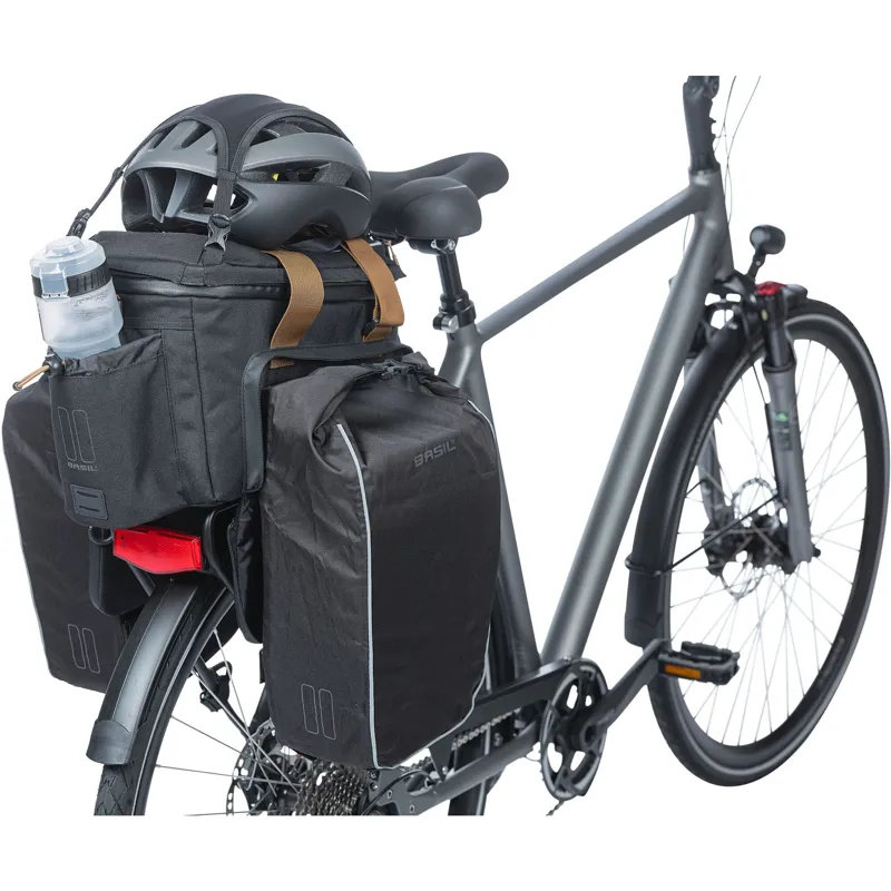 Basil Miles Trunkbag XL Pro MIK - 9-36 Litre - Black/Grey-4