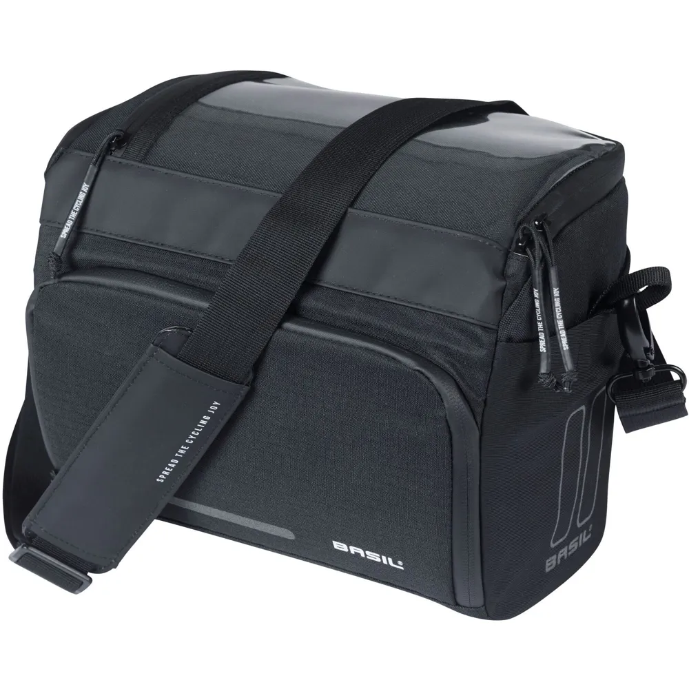 uPRISE Bikes Basil Move Handlebar Bag - 7-8 Litre - Black | Price match, 365 day return s, 18-Month Warranty, Finance Available & Free UK Delivery