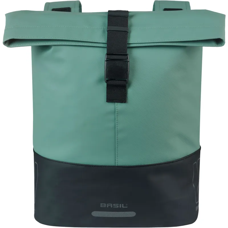 Basil Cove Double Pannier Bags -28-32 Litres - Silvergreen/Black-1