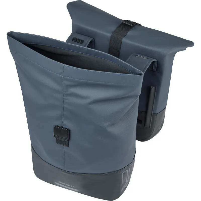 Basil Cove Double Pannier Bags -28-32 Litres - Navy/Black-2