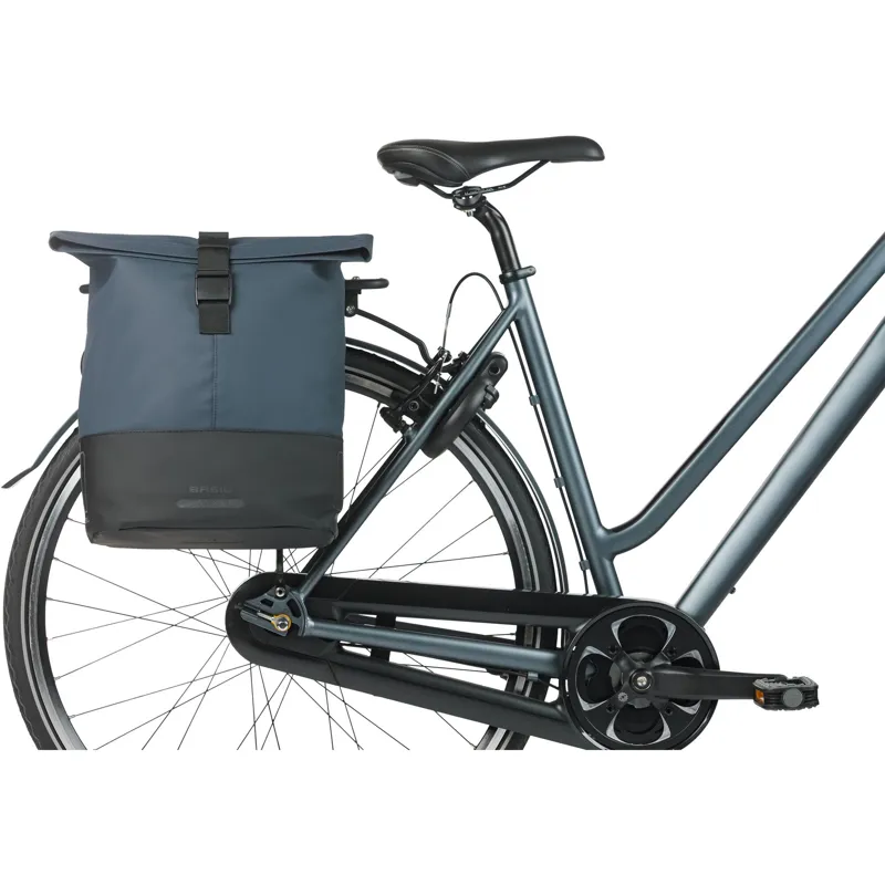 Basil Cove Double Pannier Bags -28-32 Litres - Navy/Black-5