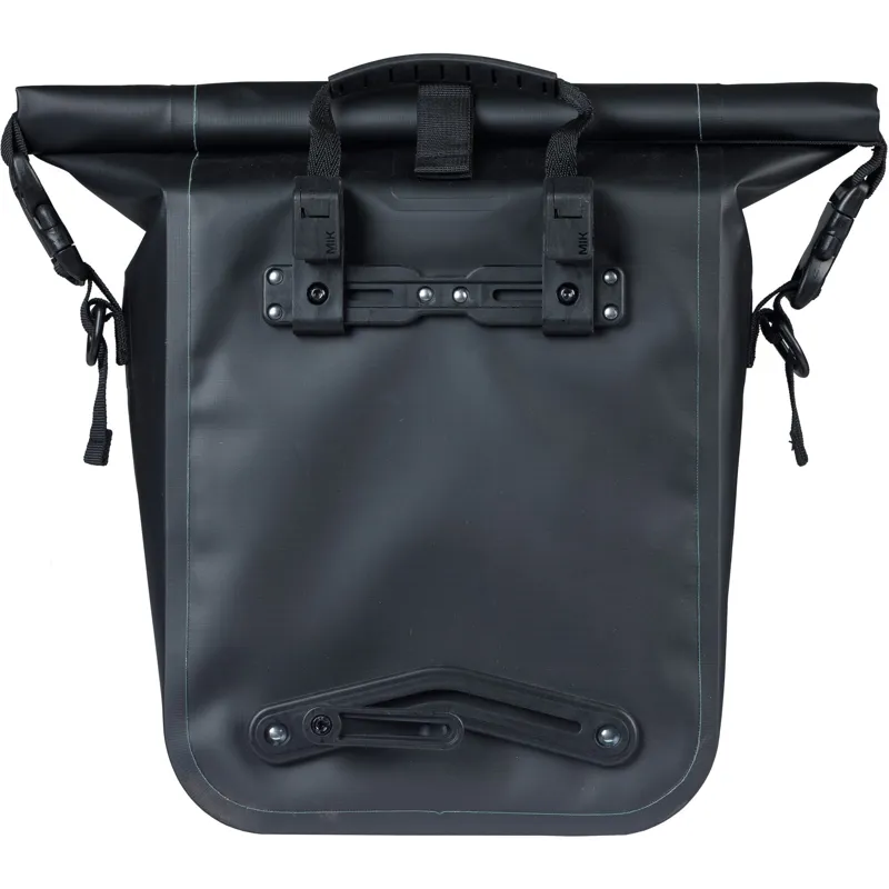Basil Rivo Single Pannier Bag with MIK Hooks - 12-15 Litres - Black-3