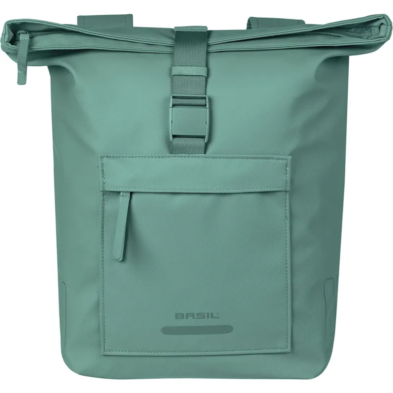 Basil Brooklyn Double Pannier Bags - 41 Litres - Silvergreen-1