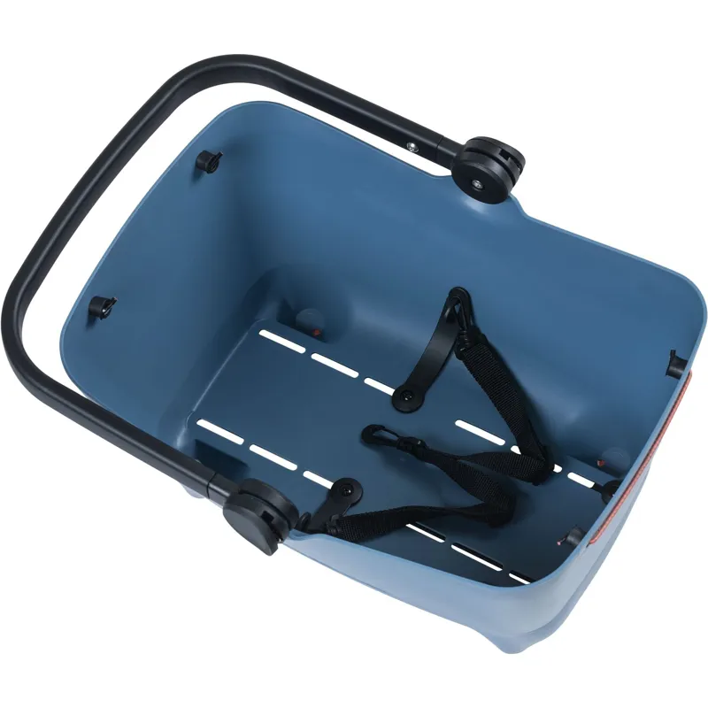 Basil Buddy Dog Bicycle Basket MIK - 32 Litre - Faded Denim-1