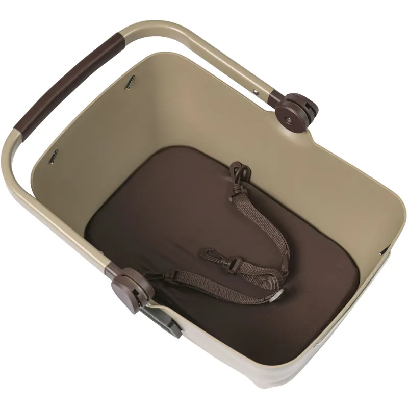 Basil Buddy Dog KF Bicycle Basket - 32 Litre - Brown-2