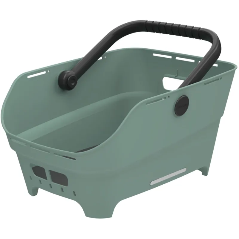 Basil Cento Neo Rear Basket - 21 Litre - Silvergreen