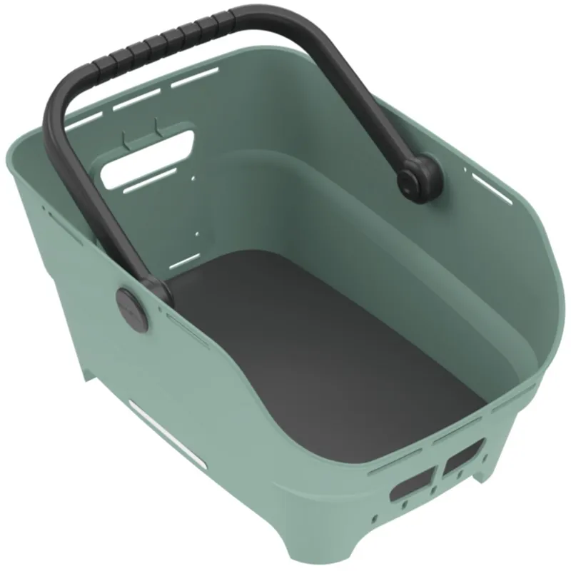 Basil Cento Neo Rear Basket - 21 Litre - Silvergreen-2