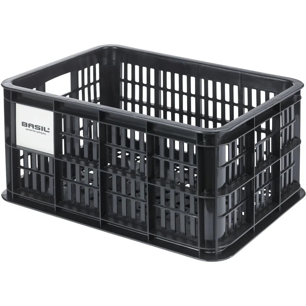 uPRISE Bikes Basil MIK Bicycle Crate - 17 Litre - Black | Price match, 365 day return s, 18-Month Warranty, Finance Available & Free UK Delivery