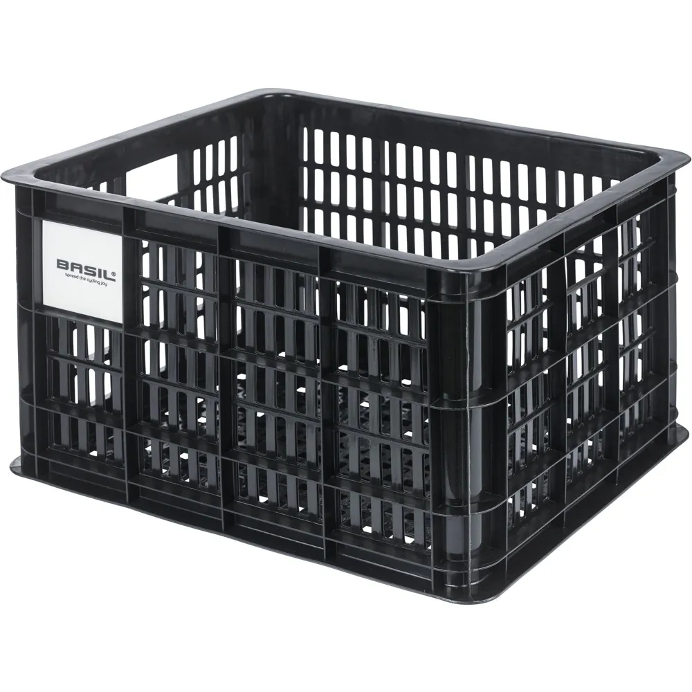 uPRISE Bikes Basil MIK Bicycle Crate - 29.5 Litre - Black | Price match, 365 day return s, 18-Month Warranty, Finance Available & Free UK Delivery