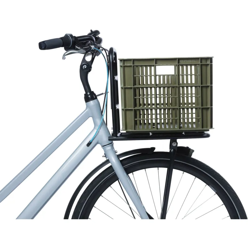 Basil Bicycle Crate  - 40 Litre - Green-3