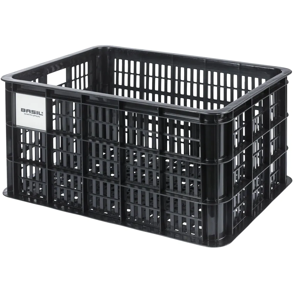 uPRISE Bikes Basil MIK Bicycle Crate - 40 Litre - Black | Price match, 365 day return s, 18-Month Warranty, Finance Available & Free UK Delivery