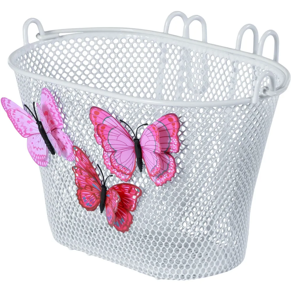 uPRISE Bikes Basil Jasmin Kids Basket - White | Price match, 365 day return s, 18-Month Warranty, Finance Available & Free UK Delivery
