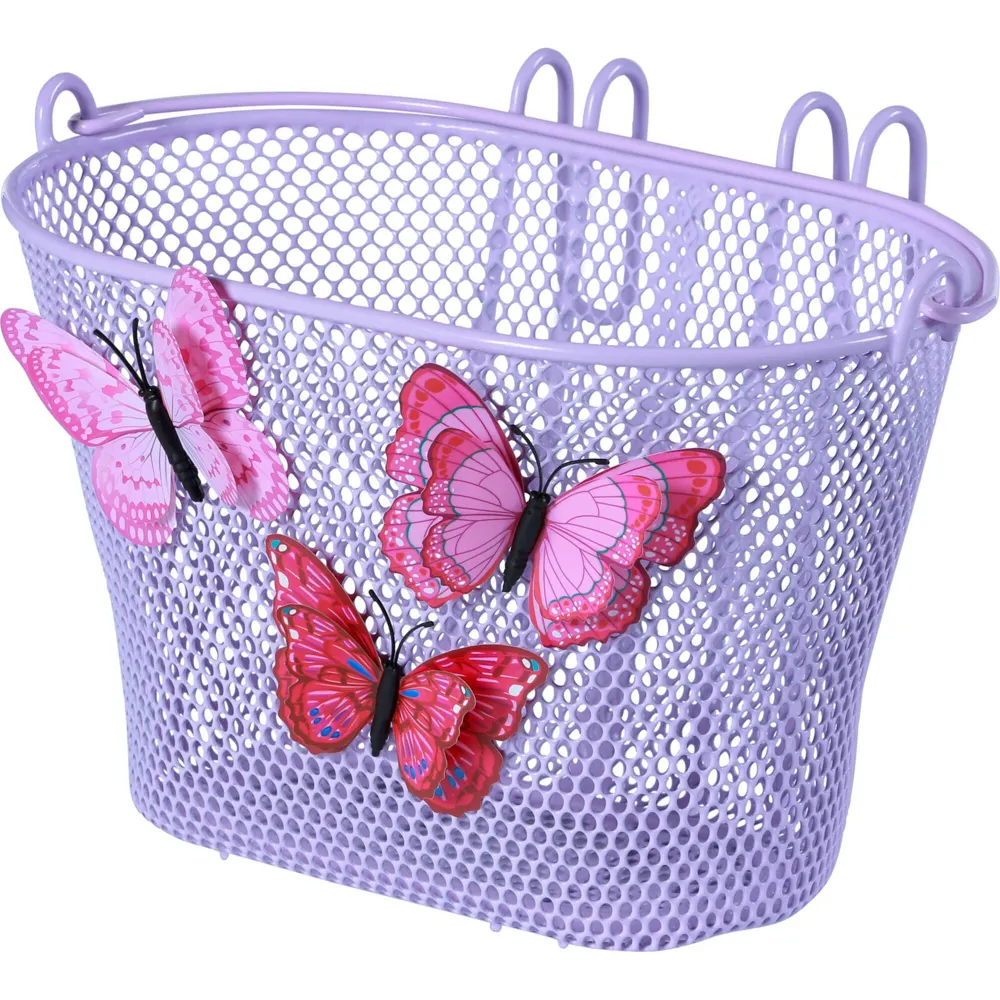 uPRISE Bikes Basil Jasmin Kids Basket - Lilac | Price match, 365 day return s, 18-Month Warranty, Finance Available & Free UK Delivery
