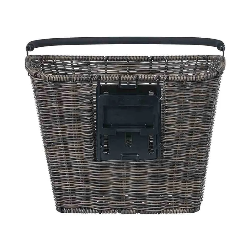 Basil Bremen Rattan Look KF Front Basket - Brown-2
