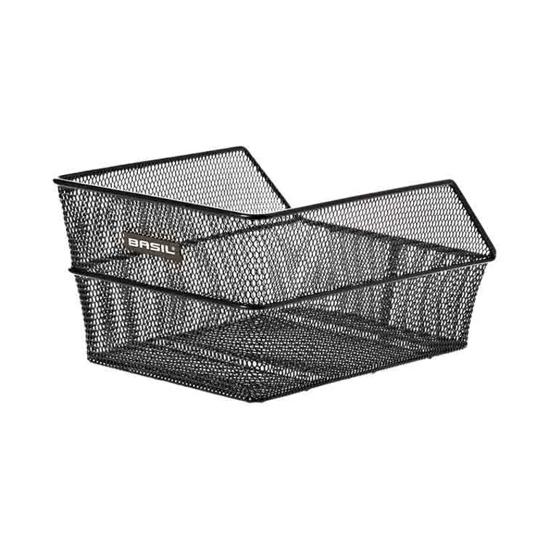Basil Cento S Rear Bicycle Basket  - 20 Litre - Black