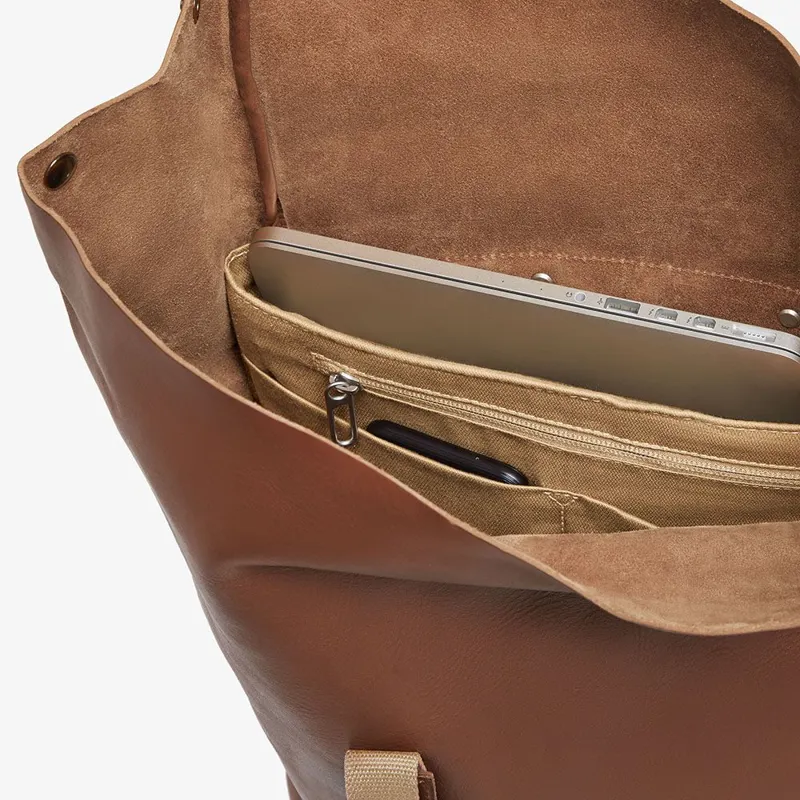 Brooks Pickwick Leather Backpack - Medium - Brown-5