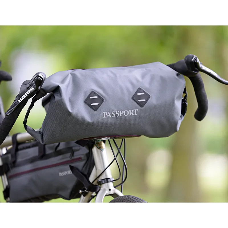Passport Handlebar Bag - Grey - Large-2