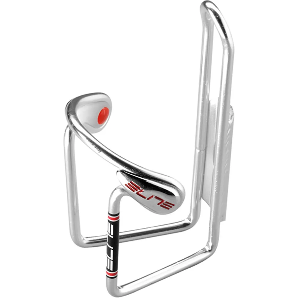 uPRISE Bikes Elite Ciussi Gel Water Bottle Cage - Silver | Price match, 365 day return s, 18-Month Warranty, Finance Available & Free UK Delivery